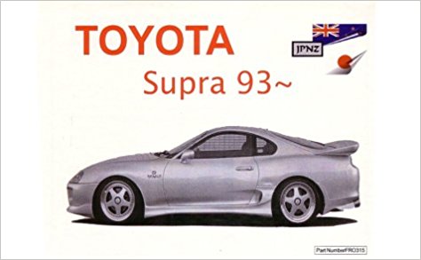 Owners Manual - Toyota Supra JZA80