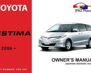 Owners Manual - Toyota Estima ACR/GSR50