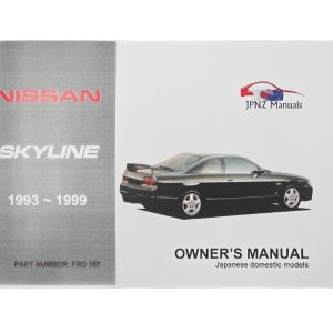 Owners Manual - Nissan Skyline R33