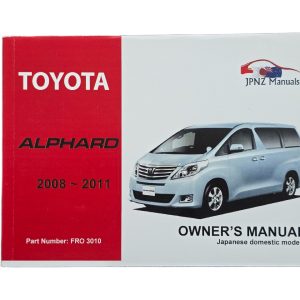Owners Manual - Toyota Alphard 20 Series