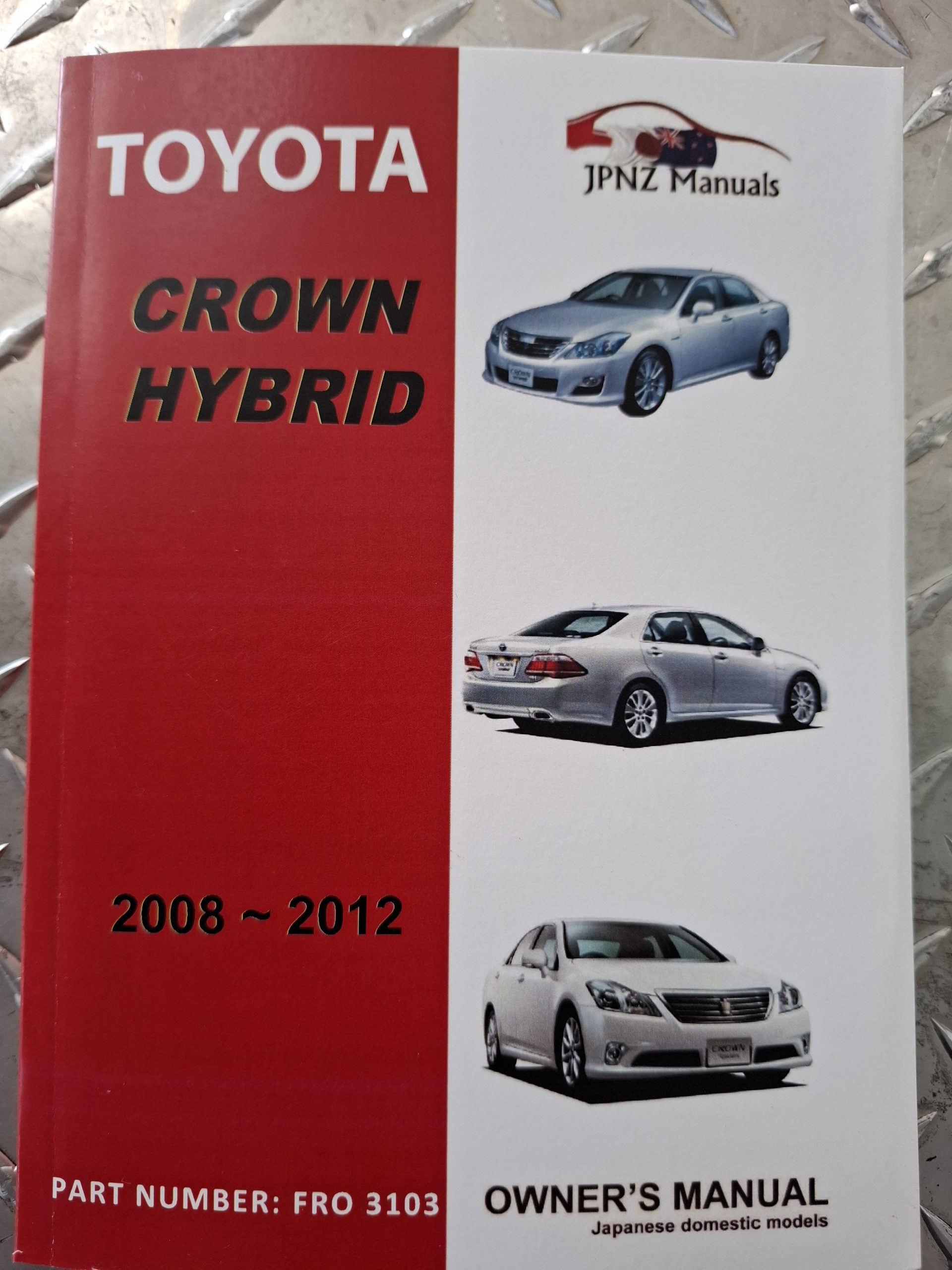 Owners Manual - Toyota Crown Hybrid GWS204