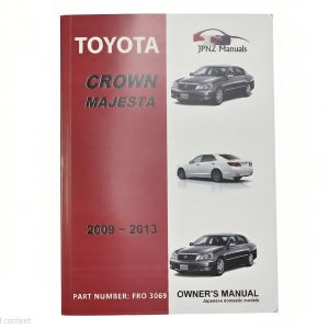 Owners Manual - Toyota Crown URS206